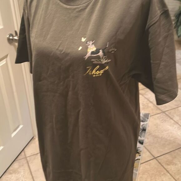 Stance Men's M Crewneck Tee Shirt Ishod Wear Heeler Dog Graphic Olive Green New - Picture 5 of 10